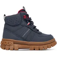 Tommy Hilfiger Schnürboots Winterboots, Stiefel mit Profilsohle