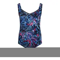 Mila Badeanzüge Colourful Leaves | Grösse: 42 | Farbe: Navy-Blau
