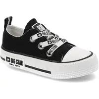 Big star Schwarze Turnschuhe Kinder Schlupfschuhe, 17