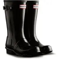Hunter Junior Originals Gloss Boot Black Größe EU 34
