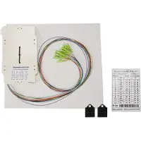 EFB Elektronik Bestückte Spleisskassette mit farbigen abgesetzten Pigtails LC OM5
