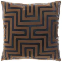 Unique living | Dekokissen Mason 45x45cm bisonbraun | Dekokissen Wohnzimmer oder Schlafzimmer