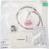 EFB Elektronik Bestückte Spleisskassette mit farbigen abgesetzten Pigtails LC OM4