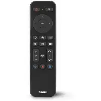Hama 00221050, TV, IR Wireless, Drucktasten, Wiederaufladbar, Schwarz