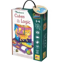 Lisciani Montessori Wood Cubes And Logic