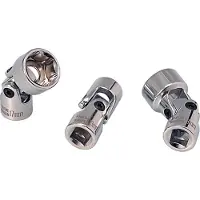 Ks Tools 3/8" CHROMEplus Sechskant-Stecknuss mit Gelenk
