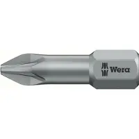 Wera Bit 855/1 TZ, Pozidriv, PZD 3, Länge 25 mm, 10 Stück