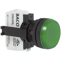 Baco L20SE60L Signallys med LED-element Blå 24 V/DC, 24 V/AC 1 stk