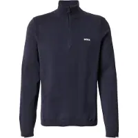 BOSS Pullover aus Baumwolle mit Troyerkragen und Logo-Print Grösse XL