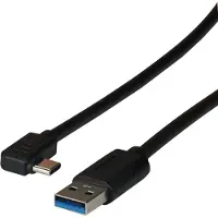 Efbe-Schott EFB Elektronik EBUSBC-USBC5GAK.3, 3 m, USB A, USB C, USB 3.2 Gen 1 (3.1 Gen 1), 5 Gbit/s, Schwarz