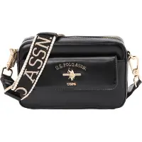 U.S. POLO ASSN. Umhängetasche Heat Crossbody Bag With Pocket Black schwarz
