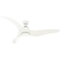 Hunter DC Deckenventilator Stingray Weiss 152 cm mit LED