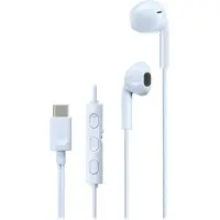 JVC HA-FR17UC-A USB-C Ohrhörer, mit Mikrofon, kompakt, Blau