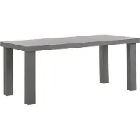 Beliani Esstisch Grau Beton 180 x 90 cm Outdoor&Indoor industriell Loft Stil