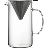 Luigi Bormioli Kaffeekanne Thermic Glas Drink & Design Sublime Mit Filtereinsatz 1,8 L