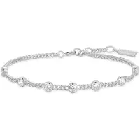 Ania Haie Melodic Poet Silver Multi Station Chain Bracelet S AH-B066-05H