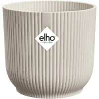 Elho Blumentopf Vibes Fold Kunststoff leinenweiß Ø 18 x 17 cm GFM3190452b9