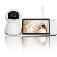 INF Videomonitor mit Kamera 2,4G-Übertragung, Babyphone mit 2-Wege-Audio und Nachtsicht