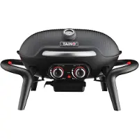 TAINO KENAI Gasgrill klein Tischgrill Outdoorküche Aluguss Schwarz