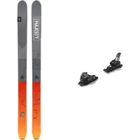Majesty - Ski Set inkl. Bdg. - Freeride-Ski - Alpinski-Set Havoc 100 Ti 2024 - Grau,Violett