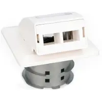 Digitus FTTH Glasfaser Unterputz-Wandanschlussdose, für SC/LC-Adapter, 86 mm, 30 mm, 86 mm, 85 mm, 90 mm, 95 mm