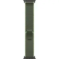 Apple Trail Loop Armband für Watch | 44/45/46/49 mm - Größe M/L - Neon / Green Black Titanium