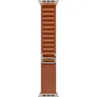 Apple Alpine Loop Armband für Watch | 44/45/46/49 mm - Größe M - Terracotta / Natural Titanium