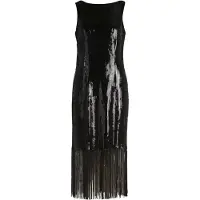 Vera Mont Abendkleid mit U-Boot-Ausschnitt in Schwarz | Gr.: 44