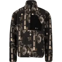 Brunotti Sweatjacke Kelstyn Print Fleece Herren Siberia Black-XL