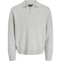 Jack & Jones Strickpullover "JCOCOVER KNIT SPLIT NECK POLO"