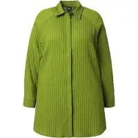 Ulla Popken Hemdbluse in tannengrün | Gr.: 46-48