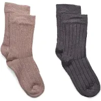 Minymo Ankle Sock - rib (2-pack) goat (2806) 23\\26