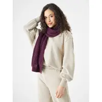 Codello Modetuch "Schal", Damen, lila (helllila), Obermaterial: 70% Polyacryl PAN. 30% Wolle WO., uni, Modetücher Modetuch, im unifarbenen Stil