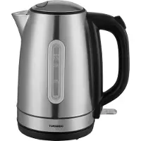 Tornado TKE-01401ZA-GS, 1,7 l, 2200 W, Schwarz, Silber, Edelstahl, Wasserstandsanzeige, Filterung