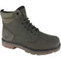 Timberland für Herren. TB0A69UHW071 Britton Road wasserdichte Lederstiefel braun (43), Wohnung, Schnürsenkel, Lässig
