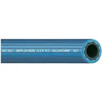 Teguma Sauerstoffschl.SALDAFORM/BLAU ID9,0mm Wandst.3,5mm gerieft AD16,0mm L.50m