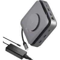 J5CREATE JCD3199P-FN, Kabelgebunden, USB 3.2 Gen 2 (3.1 Gen 2) Type-C, 140 W, 10,100,1000 Mbit/s, Gr