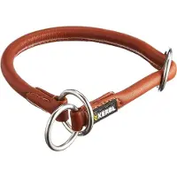 Kerbl Rundleder- Roma mit Stopper 45cm, 8mm,cognac