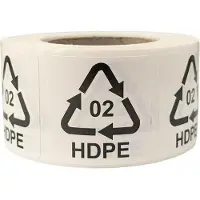 Transpak Etiketten f.Italien Masse 35x35mm Haftfolie weiss selbstklebend Aufdruck 02 HDPE