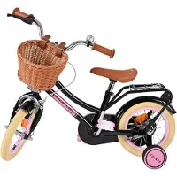Volare – Kinderfahrrad 12" – Excellent mit Korb Schwarz