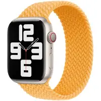 Apple Geflochtenes Solo Loop für Watch | 38/40/41/42 mm - Größe 7 - Maize