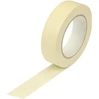 Transpak Kreppband Breite 30mm Länge 50m Stärke 125µ chamois flachkrepp Länge 50 m Breite 30 mm