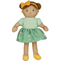 Heless Puppe weiche Babypuppe Martha 22cm mit Kleid und Haarband