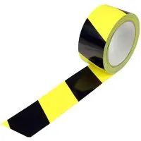 Transpak Kennzeichnungsband Breite 50mm Länge 66m Stärke 52µ PVC gelb/schwar