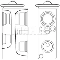 MAHLE ORIGINAL Expansionsventil, Klimaanlage BEHR AVE 3 000S