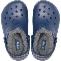 Crocs Classic Lined Clog Jungen Clogs in Blau, Größe 36