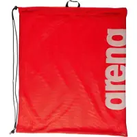 Arena Team Sporttasche Rot 65x55 cm, als Rucksack tragbar, mit Mesh-Einsätzen und Aufhängegriff