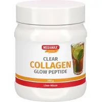 MEGAMAX Collagen Clear Glow - Kollagen Peptide Lime-minze 300 g