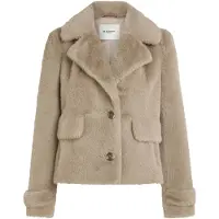 Beaumont Damen Jacken Abby Short Coat - Taupe - Größe 40
