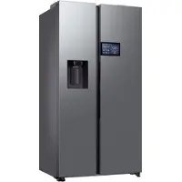 Samsung RS94F Side-by-Side mit AI Home und Wassertank, , Freistehend, Amerikanische Tür, Edelstahl, 2 Tür(en), LCD, An Tür